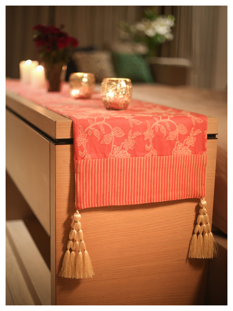 Enchanted Flora Table Runner - Pink