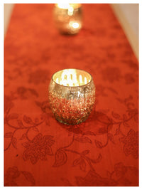Enchanted Flora Table Runner - Rust