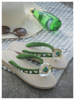 NAZAR beach flip-flops - Green