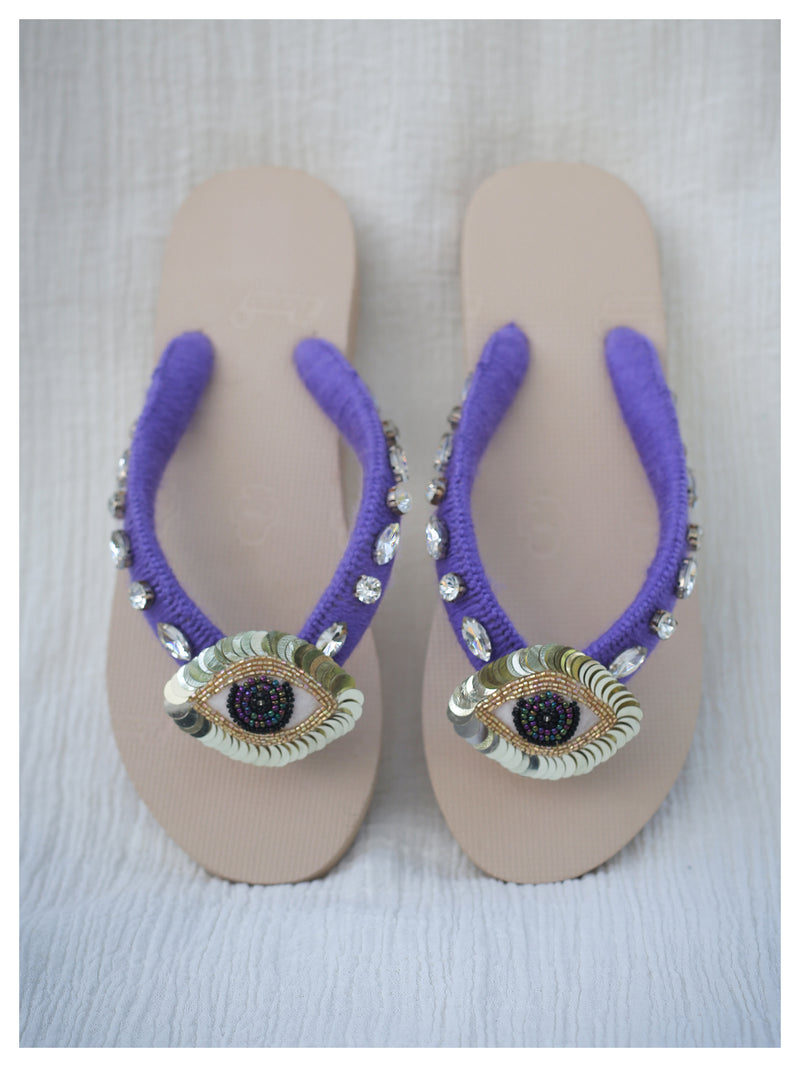 NAZAR beach flip-flops - Lilac