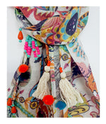 Embellished Paisley Stole