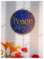 Embroidered Wall Art - Peace