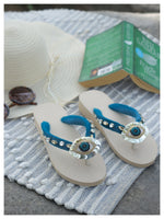 NAZAR beach flip-flops - Teal