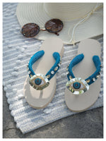 NAZAR beach flip-flops - Teal