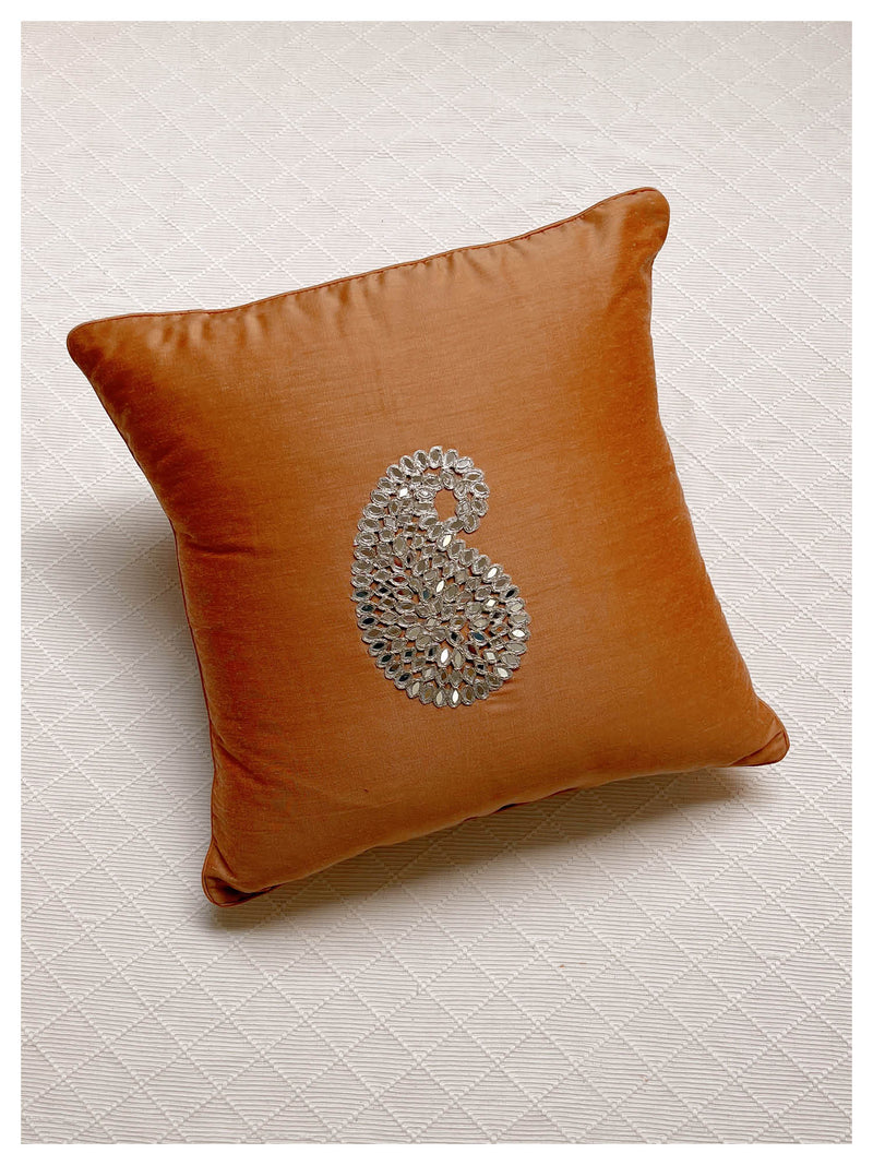 Folklore Cushion - Golden Beige