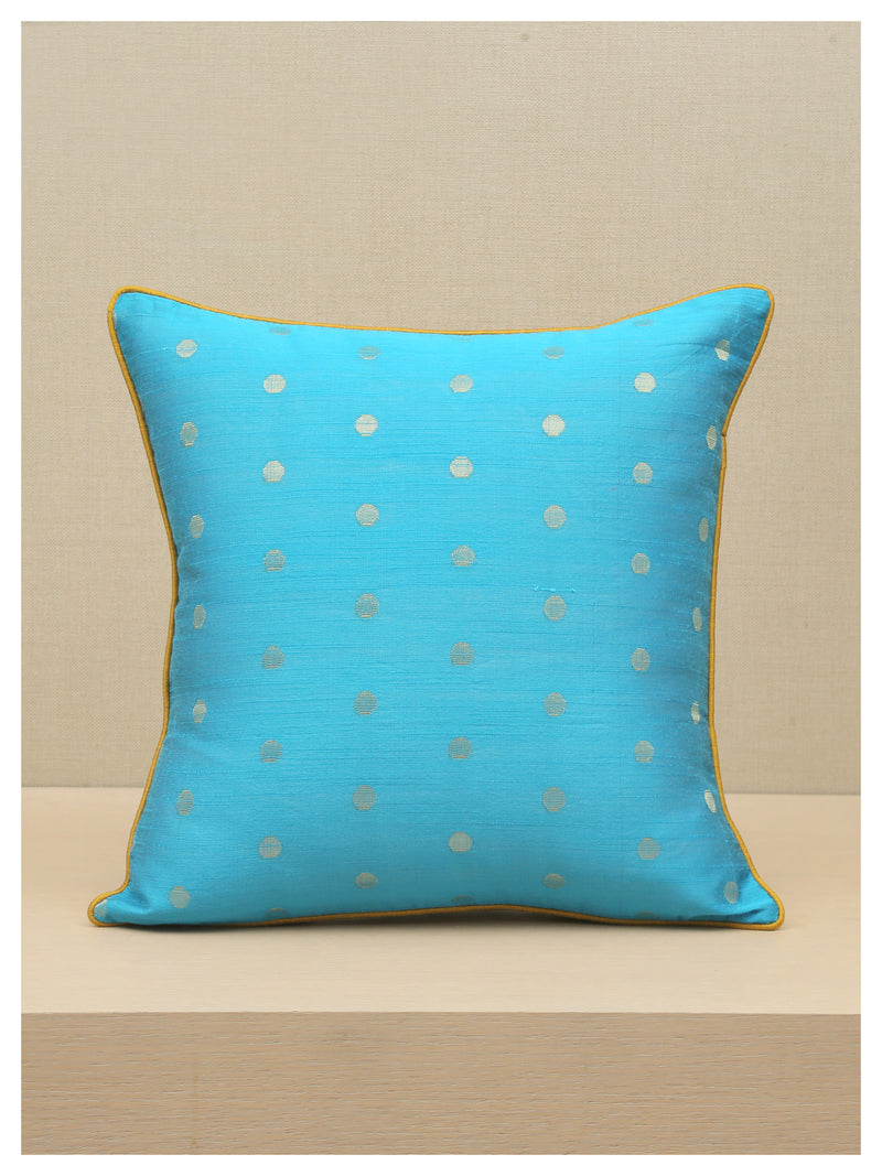 Blue Diya Cushions - Set of 3