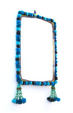 Embellished Teal Mirror - Set of 3