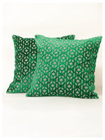 Emerald Velvet Cushions - Set of 6