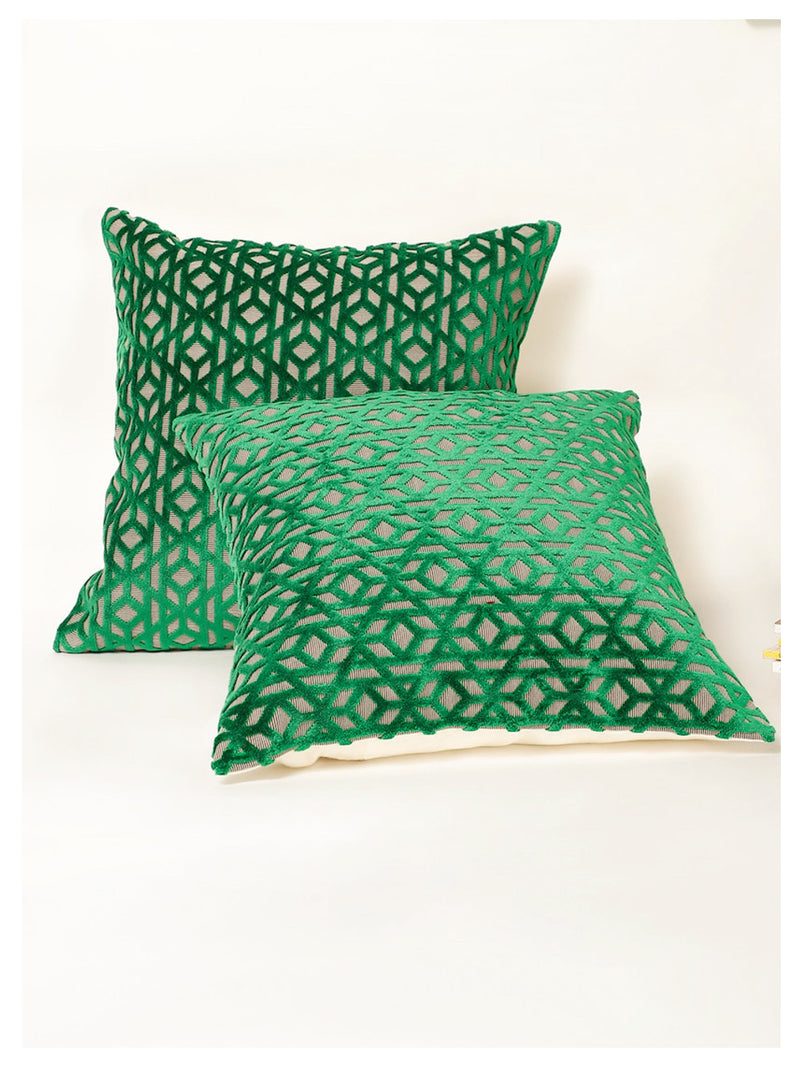 Emerald Velvet Cushions - Set of 6