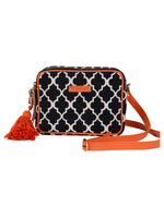 FEZ Cross Body Sling - Black & Orange