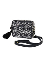 FEZ Cross Body Sling - Black & Silver