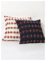 Orchard Fringe Cushion - Navy - Set of 2