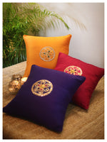 Gota Motif Cushion - Golden Yellow