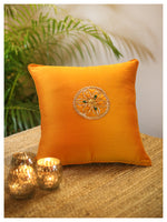 Gota Motif Cushion - Golden Yellow