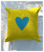 My Whole Heart Cushion - Lime