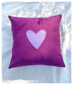 My Whole Heart Cushion - Purple