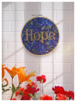 Embroidered Wall Art - Faith, Love, Hope