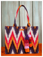 Good Things Tote - Sunset Ikat