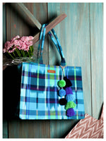 Good Things Tote - Turquoise Ikat
