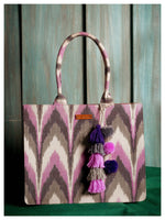 Good Things Tote - Lilac Ikat