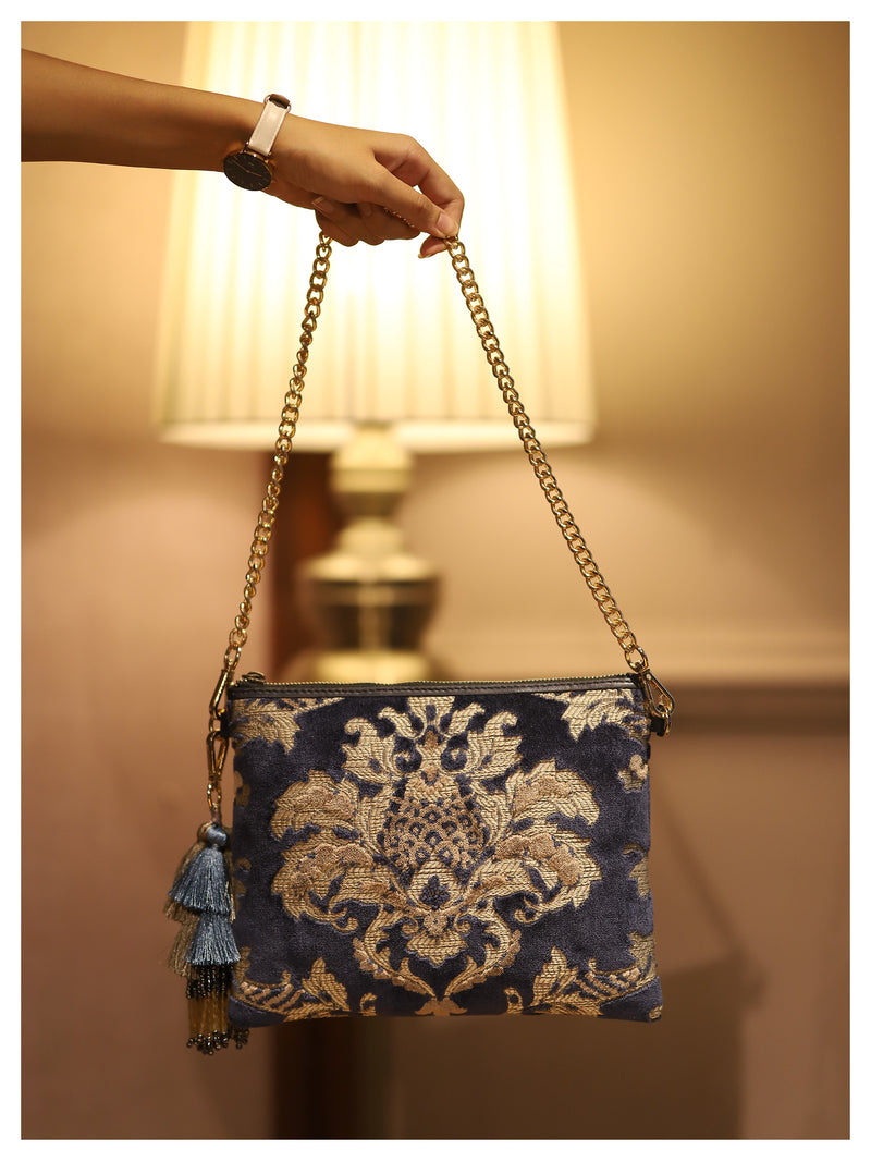 MAHARAJA Clutch - Blue