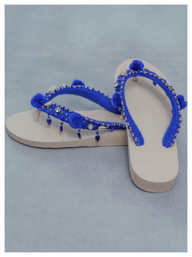 NURI beach flip-flops - Blue