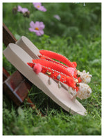 NURI beach flip-flops - Orange