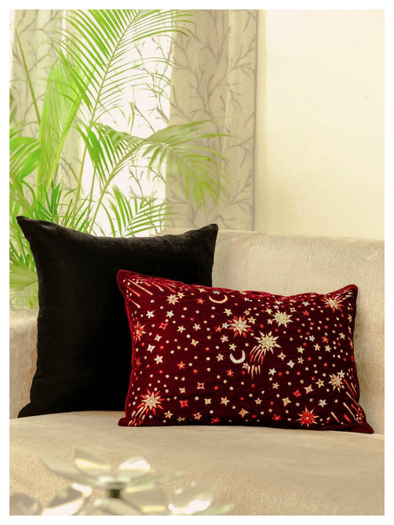 Starburst Pillow - Red