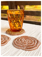 Rosette Coasters - Rose Gold