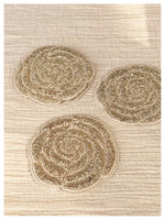 Rosette Coasters - Silver