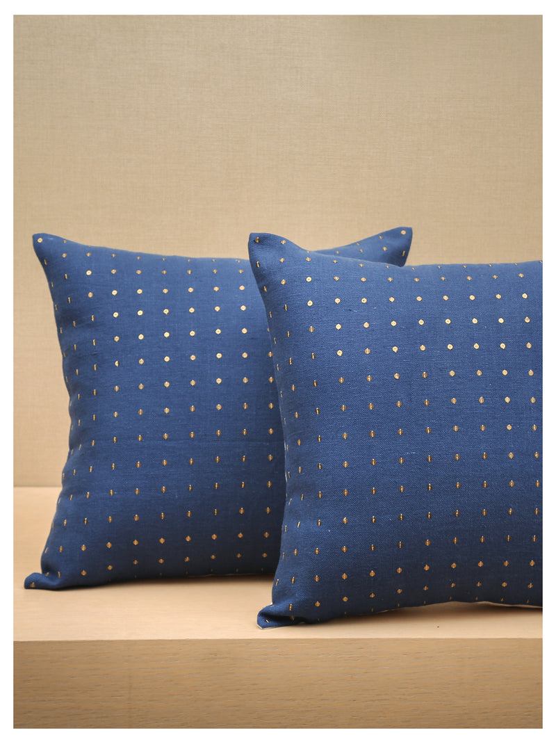 Starry Night Cushion - Navy - Set of 2