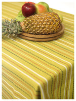 Green Patterned Tablecloth