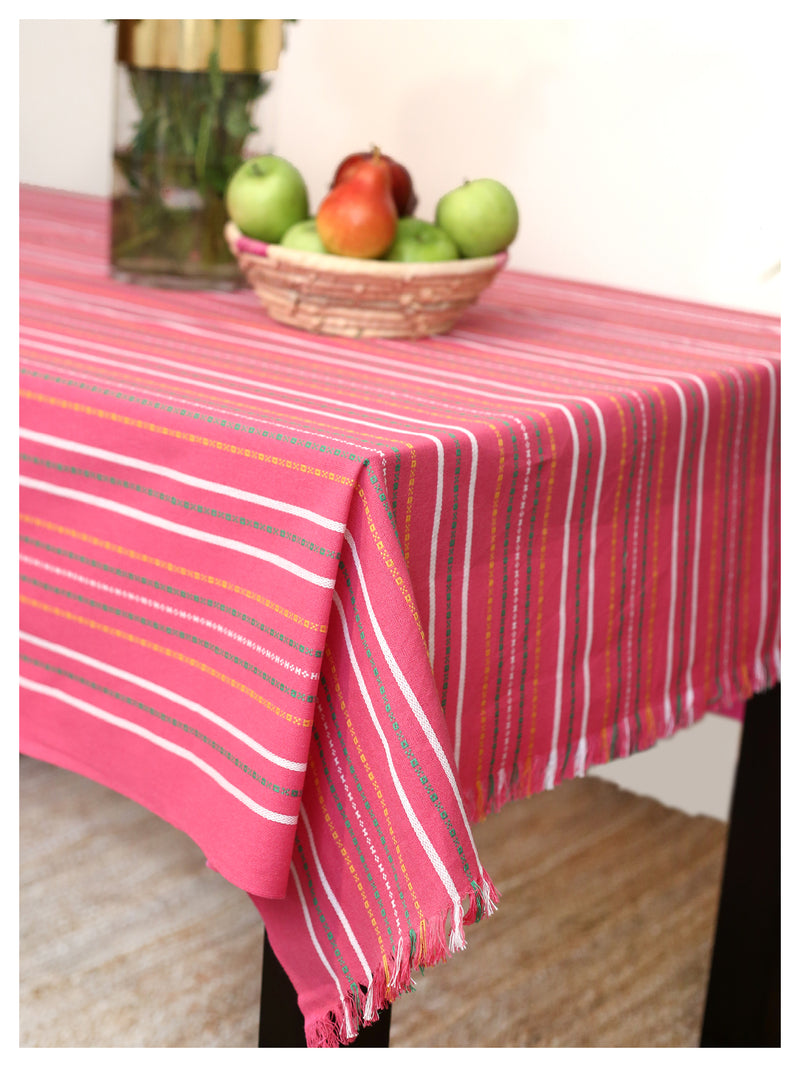 Pink Patterned Tablecloth