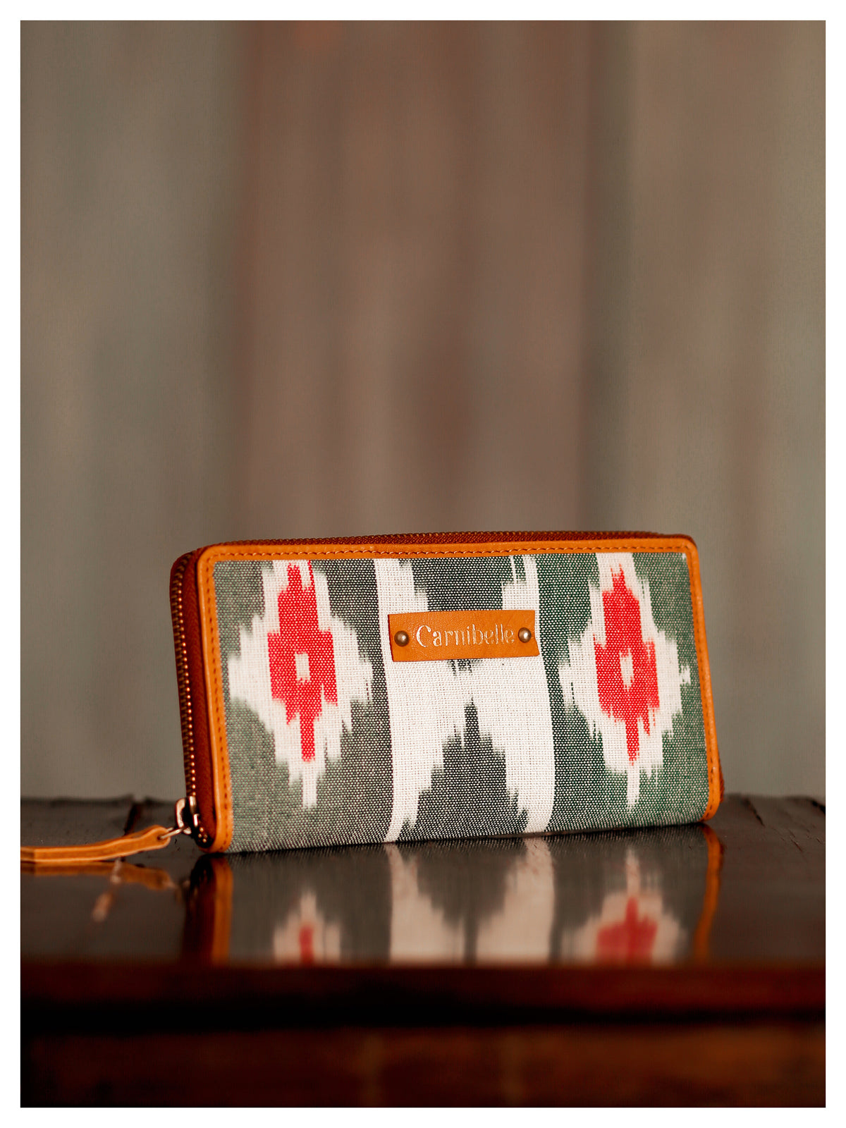 Sage Ikat Combo - Set of 2 Wallets
